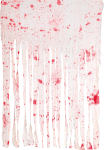 Blodigt gardin 115x150 cm