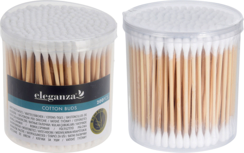 Vatpinde bambus 200-pak