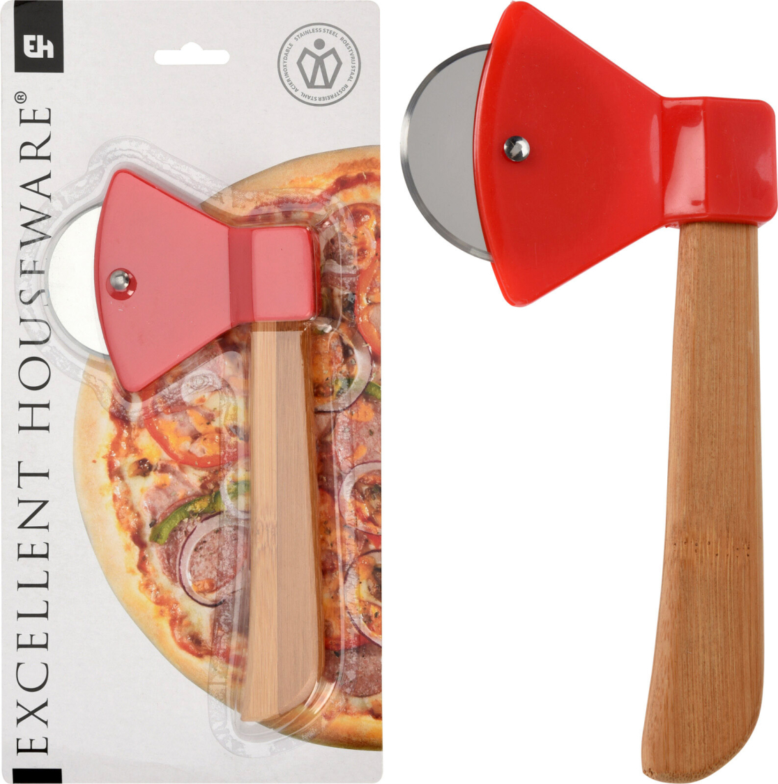 Pizzaskærer økse 20 cm