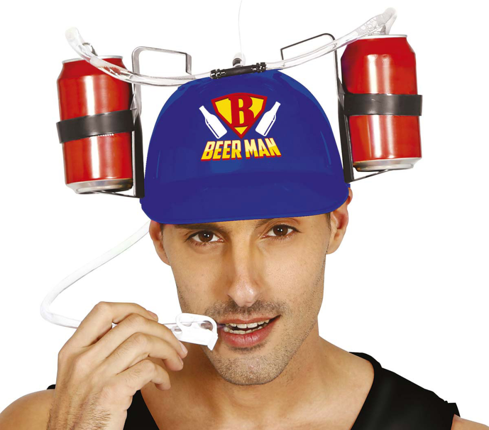 Ølhjelm Beer Man, blå