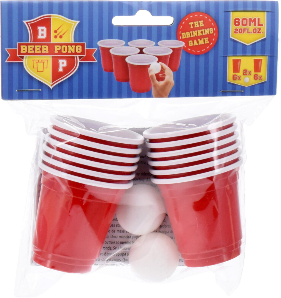 Mini beer pong drikkespil