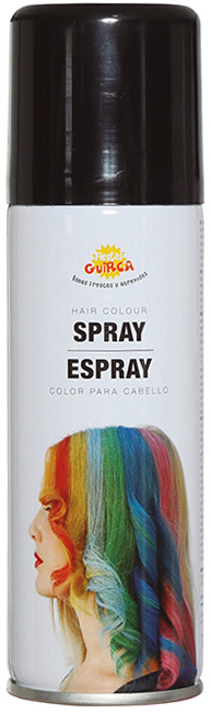 Hårfarve spray sort
