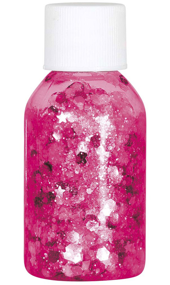 Glitter gel 20 g, pink