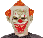 Dræber klovn maske, latex