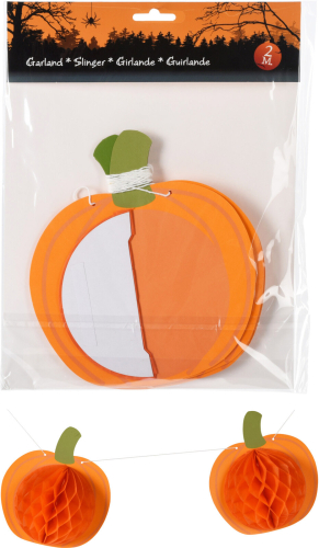 Honeycomb græskar guirlande