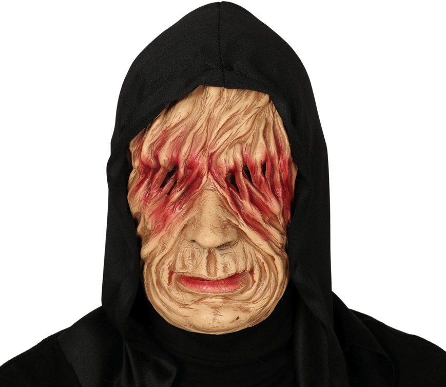 Hætte maske spedalsk, latex
