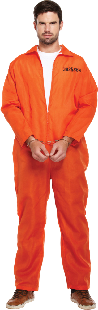 Orange fangedragt
