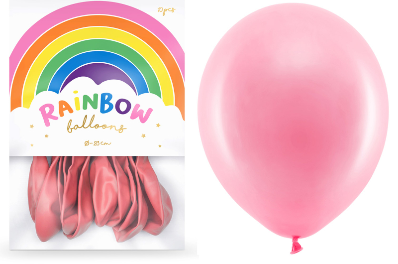 Balloner lyserød 10-pak