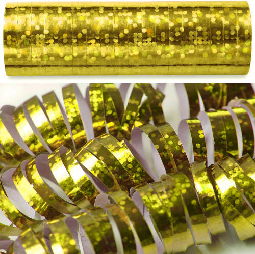 Serpentiner hologram, guld