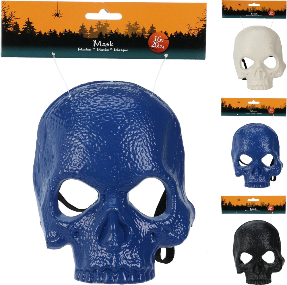 Kranie halvmaske, plast