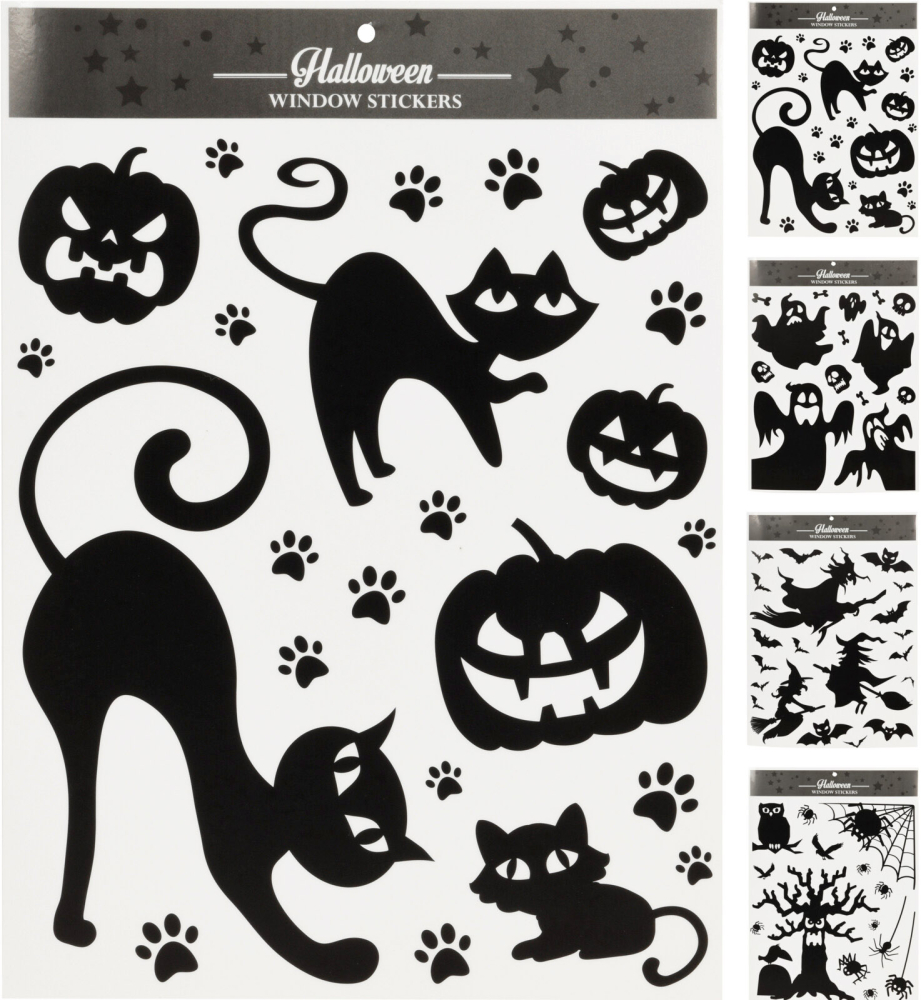Halloween vinduesklæb