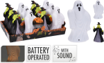 Halloween deko m/lys og lyd