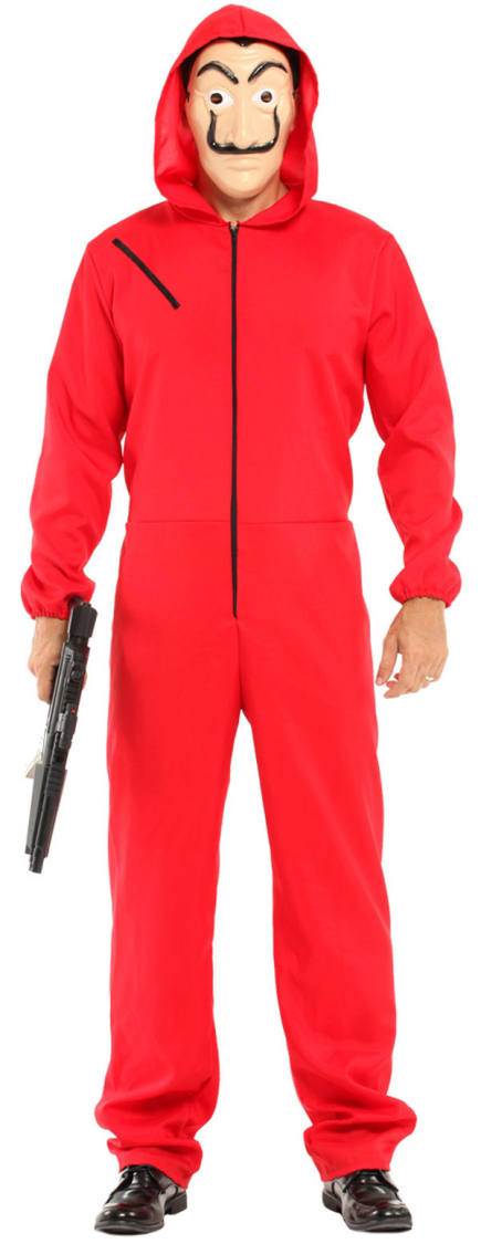 Jumpsuit med hætte & maske