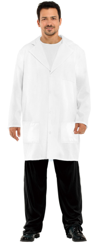 Laboratoriekittel, hvid