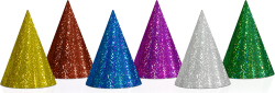 Festhat pap 16cm mix 20-pak