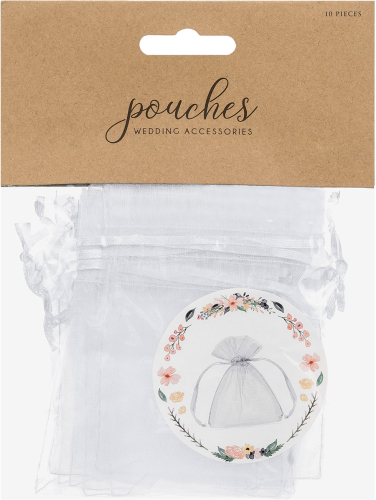 Organza pose 7,5x10 10-pak