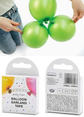 Ballon guirlande tape 5 m