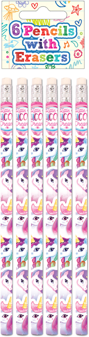 Unicorn blyanter 6-pak