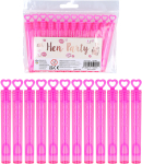 Hjerte sæbebobler pink 12pk