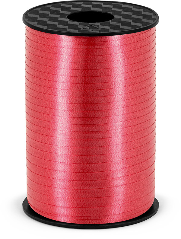 Billede af Gavebånd 5mm x 200m rød