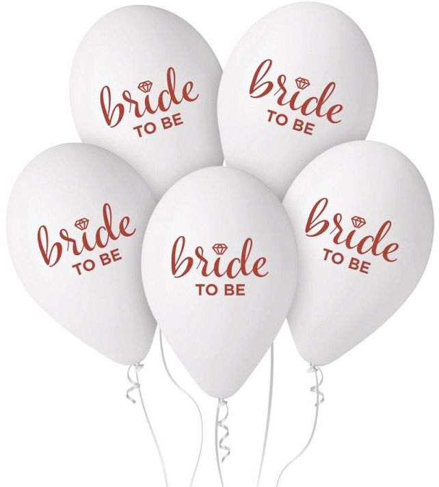 Bride to be ballon 5-pak