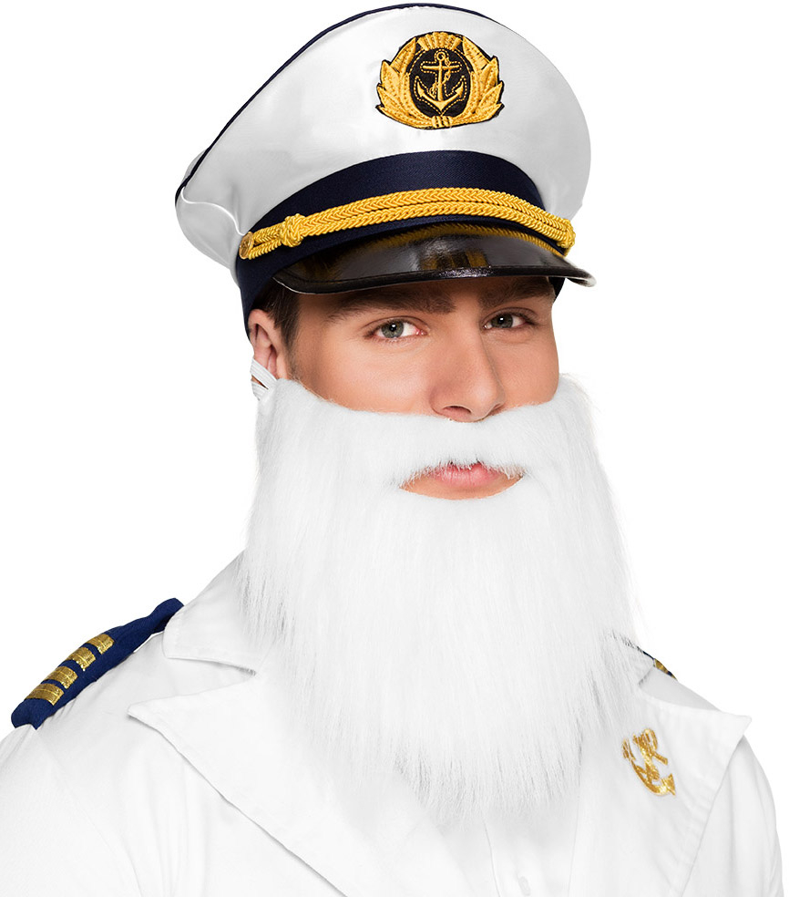 Kaptajn skæg, hvidt