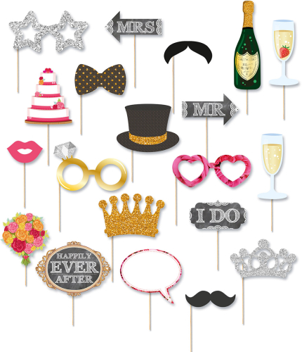 Fotorekvisitter bryllup