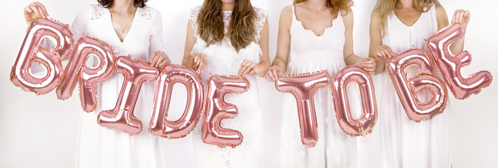 Folieballon sæt Bride To Be