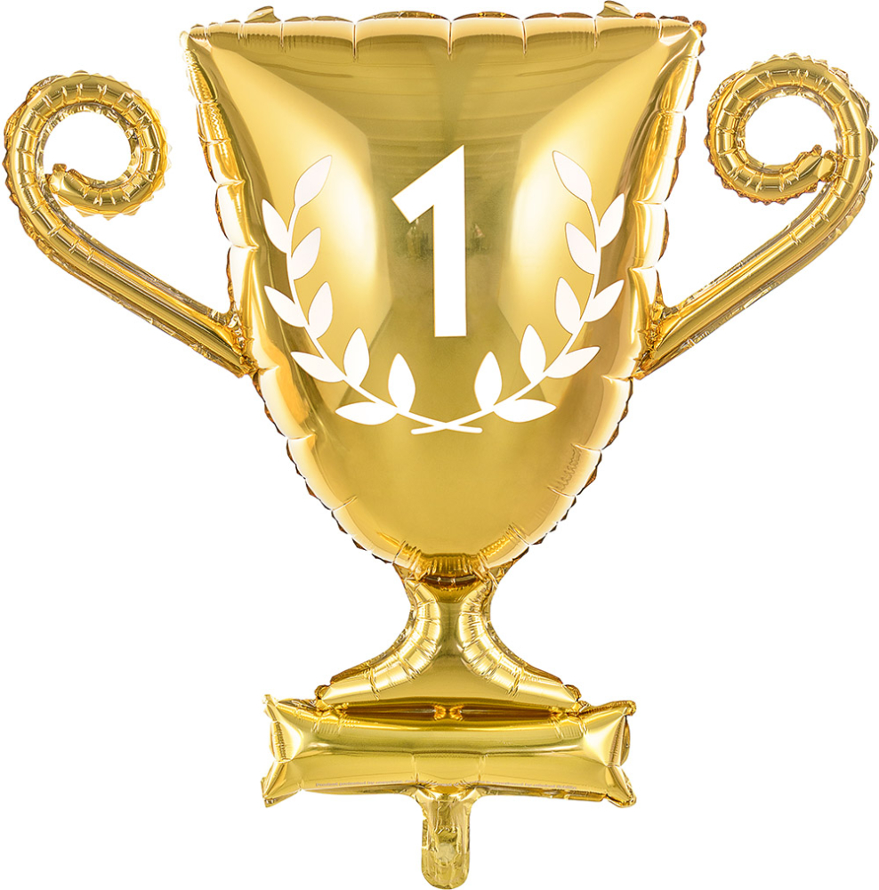 Folieballon pokal guld
