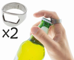 Flaskeåbner ring 2-pak