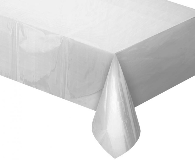 Billede af Dug metallic sølv 137x183cm