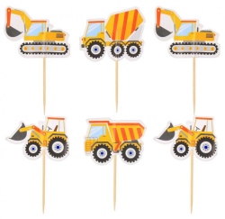 Byggeplads snackpinde 6-pak