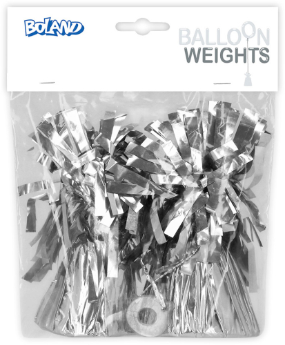 Ballonvægt sølv 2-pak