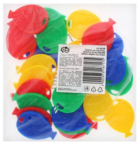 Ballonvægt 8 g 25-pak
