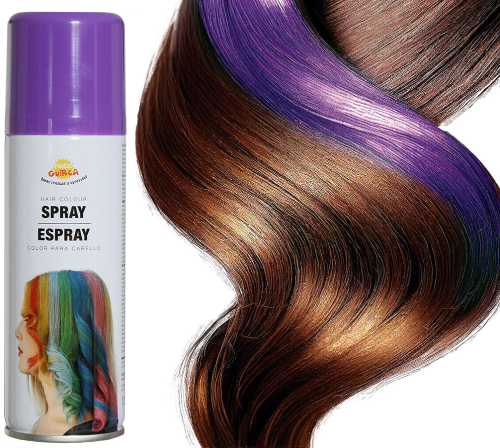 Hårfarve spray lilla