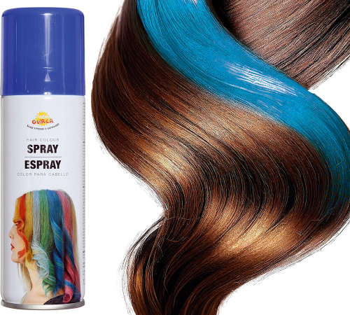 Hårfarve spray blå