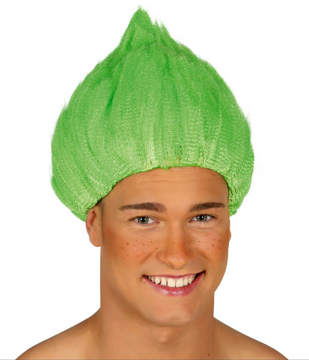 Trolde paryk, grøn