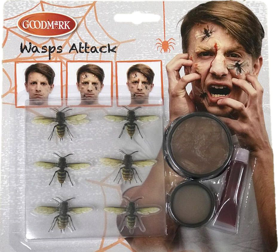 Hvepse-angreb make-up sæt