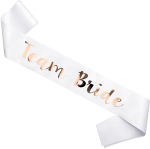 Team Bride skråbånd, hvid