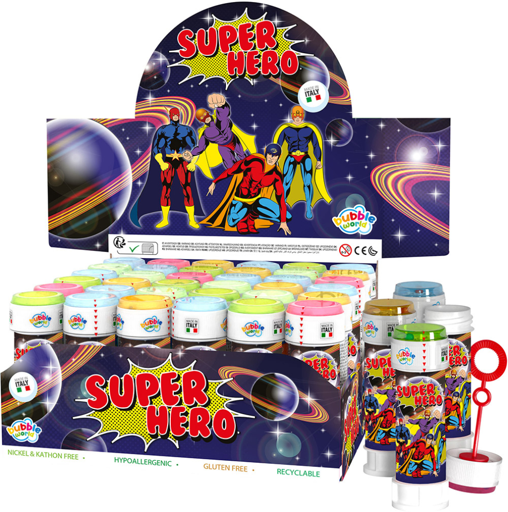 Superhelt sæbebobler 60 ml