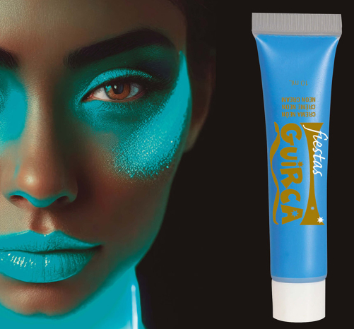 Sminke UV/Neon blå 10 ml