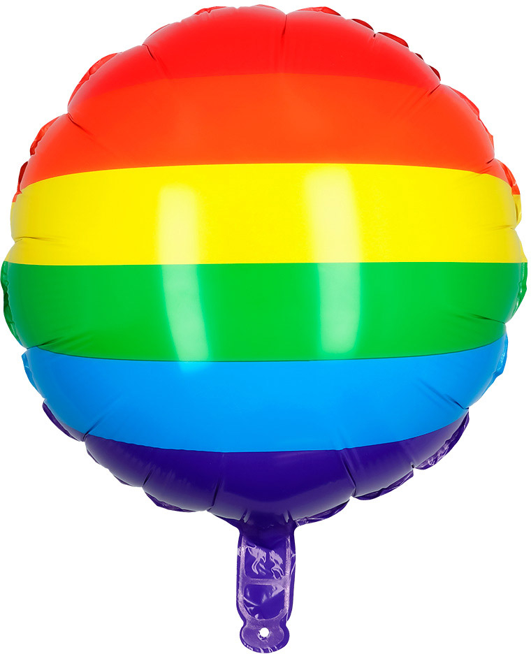 Folieballon regnbue 45 cm