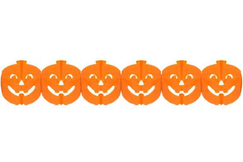 Guirlande græskar, 3 m