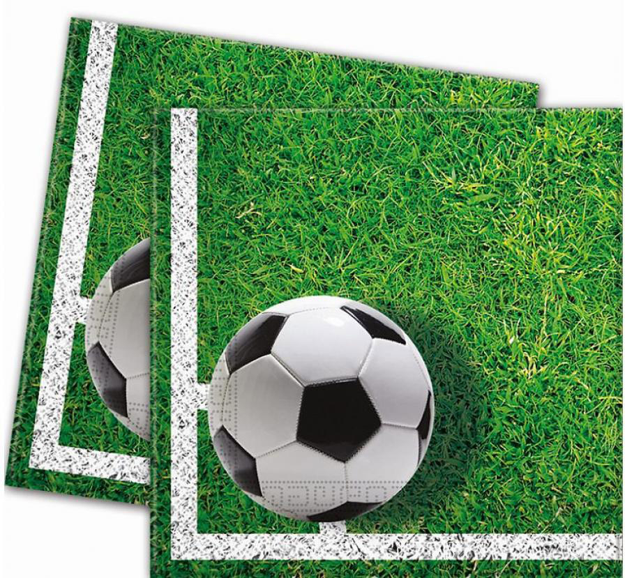 Fodbold servietter 20-pak