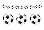 Fodbold guirlande 200 cm