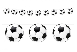Fodbold guirlande 200 cm