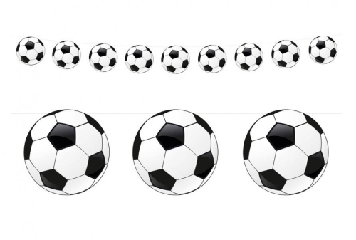 Fodbold guirlande 200 cm