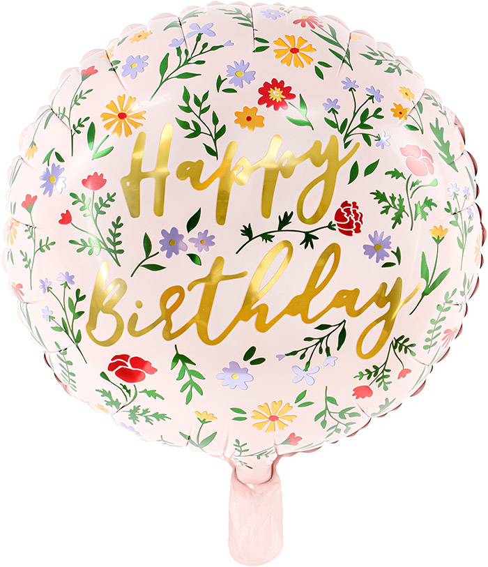 Folieballon Happy Birthday