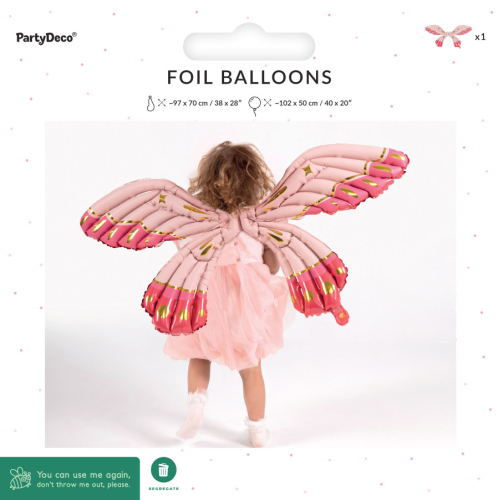 Sommerfuglevinger lyserød