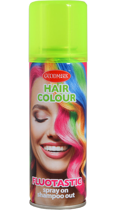 Hårfarve spray fluo gul